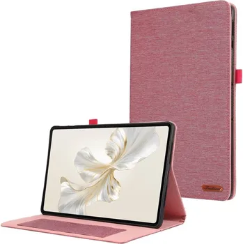 Příslušenství pro tablet VSECHNONAMOBIL 74155 FABRIC Zaklápěcí kryt pro Honor Pad 9 růžový