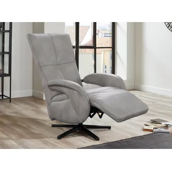 Křeslo Kožené polohovací televizní křeslo SEAT 5 s manuálním polohováním