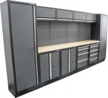 Matabro AKČNÍ SET Sestava 10 ks dílenského nábytku SET-CA01049 s dřevěnou pracovní deskou MB-TGW53