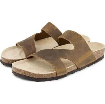 Dámská zdravotní obuv Vlnka Dámské korkové anatomické nazouváky Lola hnědá model 2024 velikost obuv dospělí 36