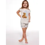 Holčičí pyžamo Cornette 105 méďa smetanové Velikost: 158/164