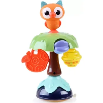 Chrastítko pro miminko s přísavkou - SOVIČKA (Značka: REMOKING)