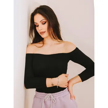 Dámské tričko Dámské triko VS MARILYN s odhalenými rameny - černé, VELIKOST L