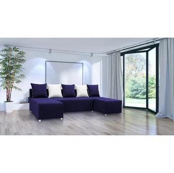 Sedací souprava Rozkládací rohová sedací souprava FILIP 3 Tmavě modrá