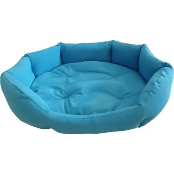 Pelíšek pro psa Pelech pro domácí mazlíčky - softshell modrý 70 x 55 cm