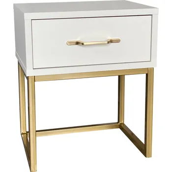 Noční stolek Noční stolek TUSIA - bílá matná