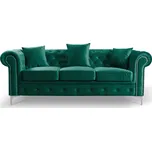 Rozkládací pohovka Roma Chesterfield III Zelená