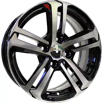 Alu kolo Alu kola Racing Line A5017, 16x6.5 4x108 ET25, černá + leštění