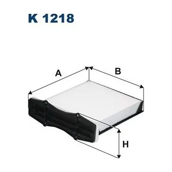 Klimatizace automobilu Filtr, vzduch v interiéru FILTRON K 1218