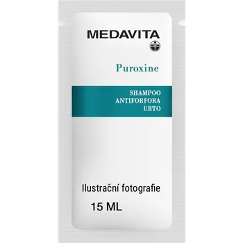 Vlasová regenerace VZOREK MedaVita Puroxine šampón proti lupům s posíleným účinkem 15 ml