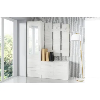 Šatní skříň Signal-nabytek MAXI 140 cm Dub craft bílý