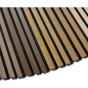 Obklad Lamelový obklad Medio s dřevodekorem - Dub tmavý VZOREK