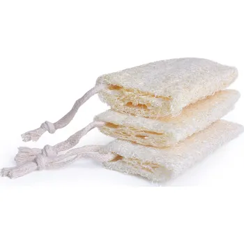 GoEco Lufa 3 kusy, 100% rozložitelná, jemně peelingová