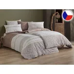 Povlečení bavlna EXCLUSIVE 70x90, 140x200 Roma hnědá