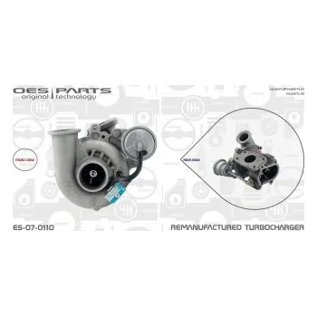 Turbodmychadlo Dmychadlo, plnění IVECO, 504014911, OES, ES-07-0110