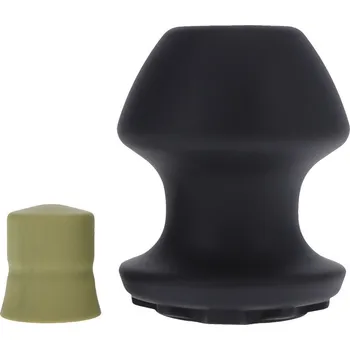 Anální kolík Fort Troff x Doc Johnson Kum Keeper Large, silikonový anální kolík se zátkou 8,9 x 7,6 cm