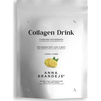 Collagen Drink ANNA BRANDEJS - příchuť citron Práškový doplněk stravy pro mladistvou a hydratovanou pleť