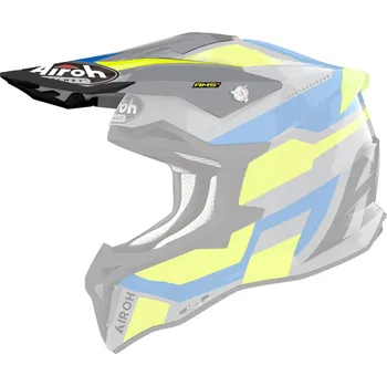 Helma na motorku Kšilt pro přilbu STRYCKER, AIROH (Glam - žlutý lesklý)