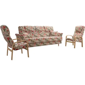 Sedací souprava Sedací souprava Provence Boston 3+1+1, béžová květy (MIL 16870/sonoma)