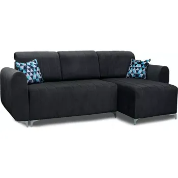 Sedací souprava Rohová sedací souprava Alpine, černá (Fanci 97)