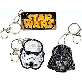 Diamantové malování Diamantové malování sada klíčenek Star Wars 2 ks