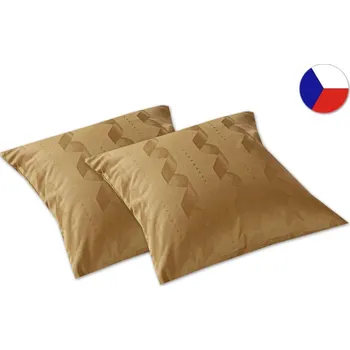 Dekorativní polštářek Damaškový dekorační polštářek 40x40 EXCELLENT GEON Elisia karamel