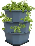 Gusta Garden PAUL POTATO samozavlažovací truhlík 3vrstvý, modrý