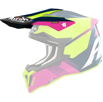 Helma na motorku Kšilt pro přilbu STRYCKER, AIROH (Blazer - modro růžový lesklý)