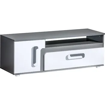 Televizní stolek Televizní stolek APETTITA 17 antracit/bílá