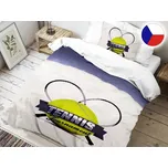 Bavlněné 3D povlečení 70x90, 140x200 Tenis