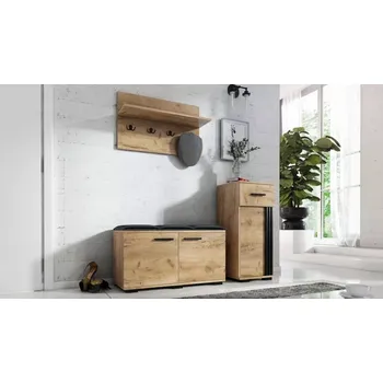 Předsíňová stěna Předsíňová stěna PIK3, dub craft zlatý