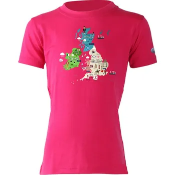 NORD dětské merino triko - Růžová 4747 / 130 / Růžová