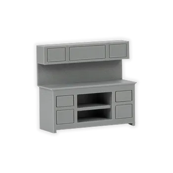 Psací stůl Pracovní stůl 2 1:64 Šedá