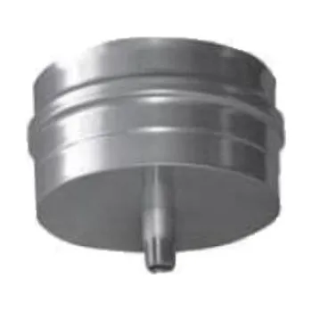 Kouřovod Nerez kondenzační jímka spodní odtok 130mm