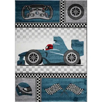 Koberec Kusový koberec PLAYTIME 460A blue Rozměr: 80x150 cm