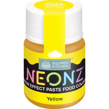 Potravinářské barvivo Pastové barvy NEONZ yellow - žlutá Squires Kitchen