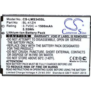 Baterie pro mobilní telefon Baterie Cameron Sino CS-LMS345SL pro LG L22C - neoriginální