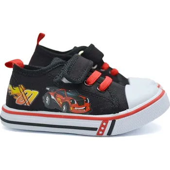 Chlapecké tenisky Chlapecké tenisky American Club TEN104/23 černočervené Velikost: 22