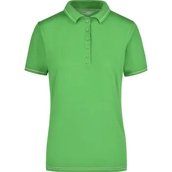 Dámské tričko JAMES & NICHOLSON Polokošile DAMIRA LADY 170g, různé barvy Velikost S lime-green
