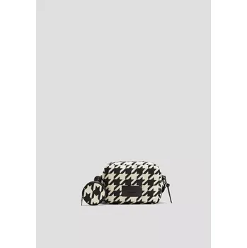 Kabelka s.Oliver dámská crossbody kabelka se vzorem černo-bílá