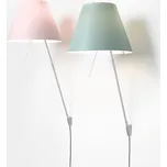 Luceplan Costanza nástěnné světlo D13a, Al/zelená - stínidlo - Ø 40 cm, výška 28 cm hliník, zelená 1 x 105 W - Doprava zdarma