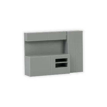 Psací stůl Pracovní stůl 5 1:72 Šedá