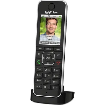 Stolní telefon FRITZ!Fon 20002964 C6 Black DECT telefon Identifikace volajícího Černá