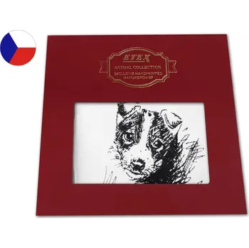 Látkový kapesník Dárkový látkový kapesník Pes 1ks