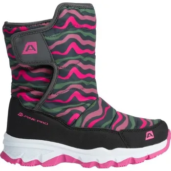 Dívčí zimní obuv Dívčí zimní obuv ALPINE PRO CABO 35 Růžová, Zelená, Bílá, Černá