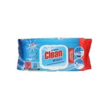 Vlhčený ubrousek At Home universální vlhčené ubrousky Clean Wipes 55ks
