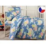 Dětské povlečení do postýlky bavlna Obloha modrá 45x60, 90x135