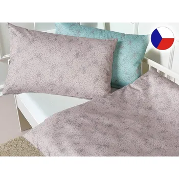Povlečení Luxusní dětské povlečení do postýlky STAR 40x60, 90x135 Nordia šedorůžová