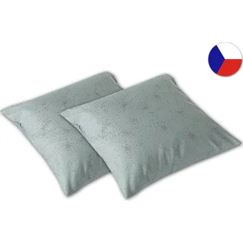 Dekorativní polštářek Damaškový dekorační polštářek 40x40 EXCELLENT STAR Nordia šedotyrkys I.