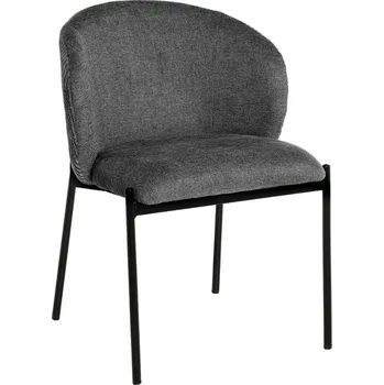 Jídelní židle Tmavě šedá čalouněná jídelní židle Somcasa Faina